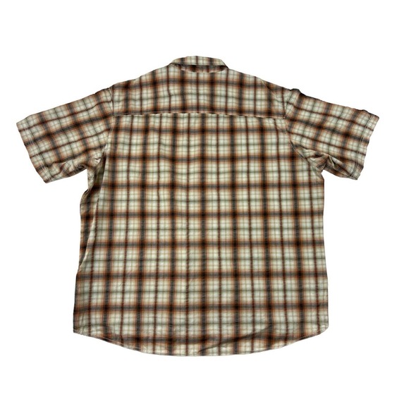 RedHead Men Yellow Button Up‎ Short Sleeve Shirt Sz 3XL - Picture 7 of 7